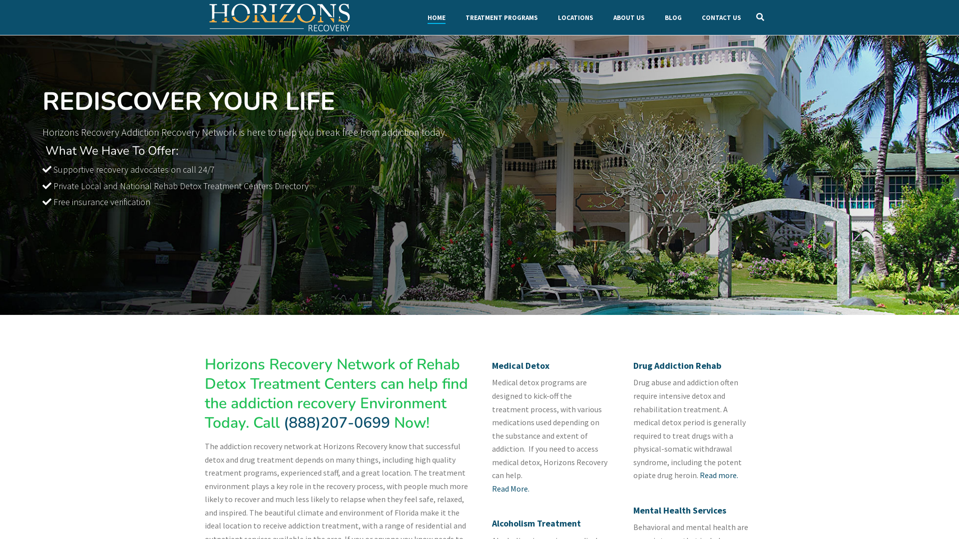 Horizons Recovery